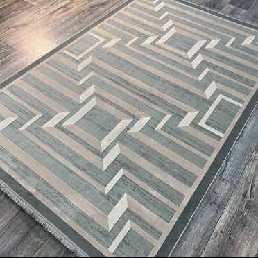 Иранский ковер Paris 4148 GREY из бамбукового шелка