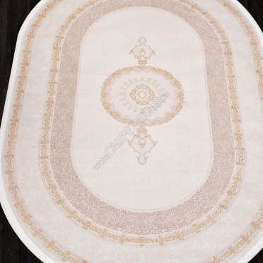 Ковер SI026A - BROWN / BROWN - Овал - коллекция LISSABON