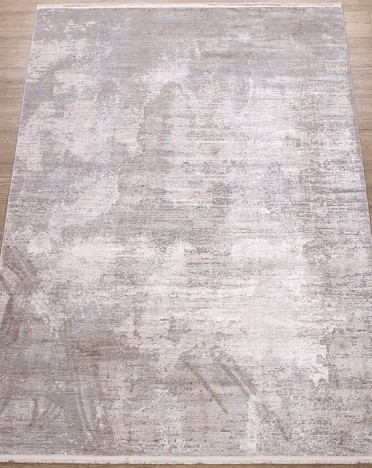 Ковер турецкий M177D Olimpos (Акрил, Эвкалиптовый шелк, серый)