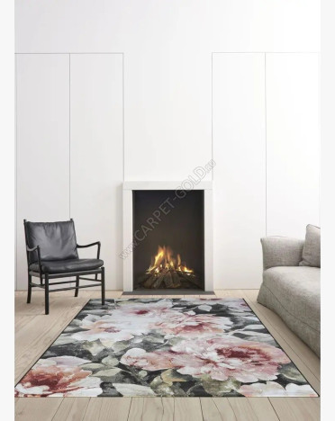 Ковер бельгийский 63421-3434 Argentum Platinum (PP Heatset Высокоплотный)