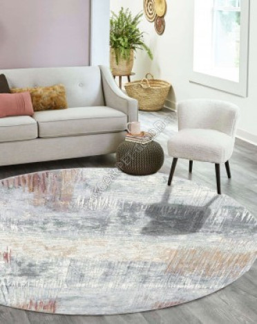 Ковер бельгийский 63393-6656 Argentum Platinum (PP Heatset Высокоплотный, серый)