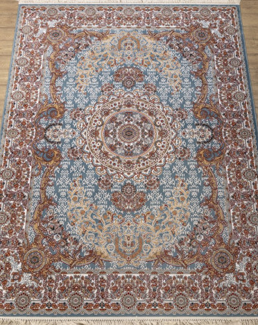 Ковер российский 29283-22888 Семеркант (PP Heatset Высокоплотный, бежевый, голубой)