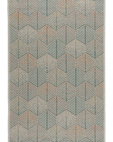 Ковер бельгийский 9368-Z801 MUNDO (Полипропилен, бежевый, зеленый)