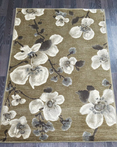 Ковер бельгийский 892222929 Matrix (Вискоза, бежевый, серый)