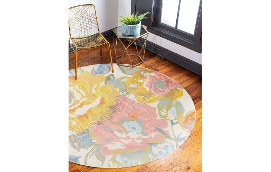 Ковер бельгийский Bloom 466118 990 круглый