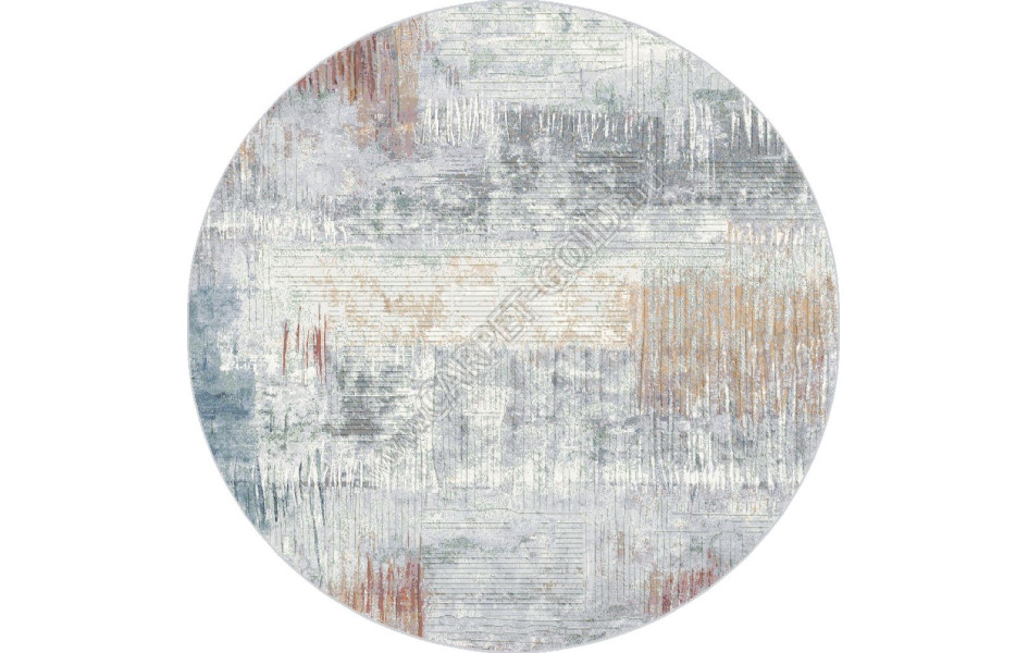 Ковер бельгийский Argentum 63393 6656 круглый