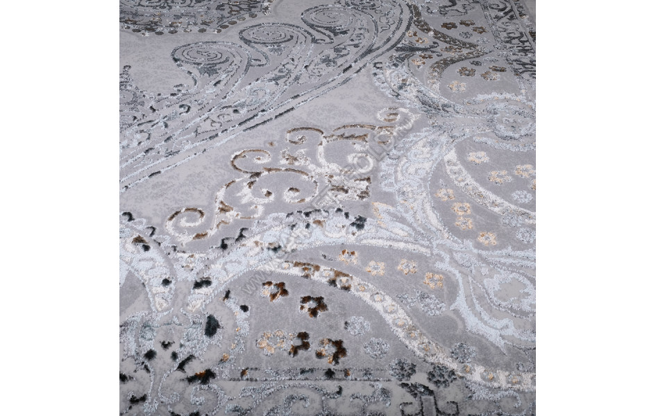 Ковер 4535A ЦВЕТ GRI FLOS / GRI FLOS Oval