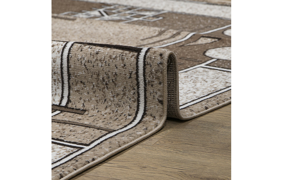 КОВРЫ ДИЗАЙН 15804 ЦВЕТ 10822 Лайла де Люкс овал