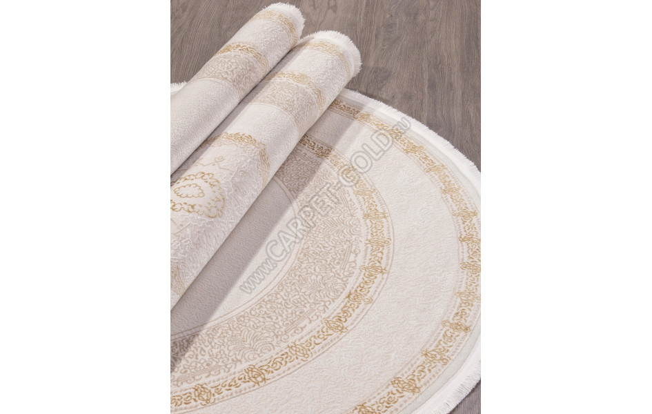 Ковер SI026A - BROWN / BROWN - Овал - коллекция LISSABON