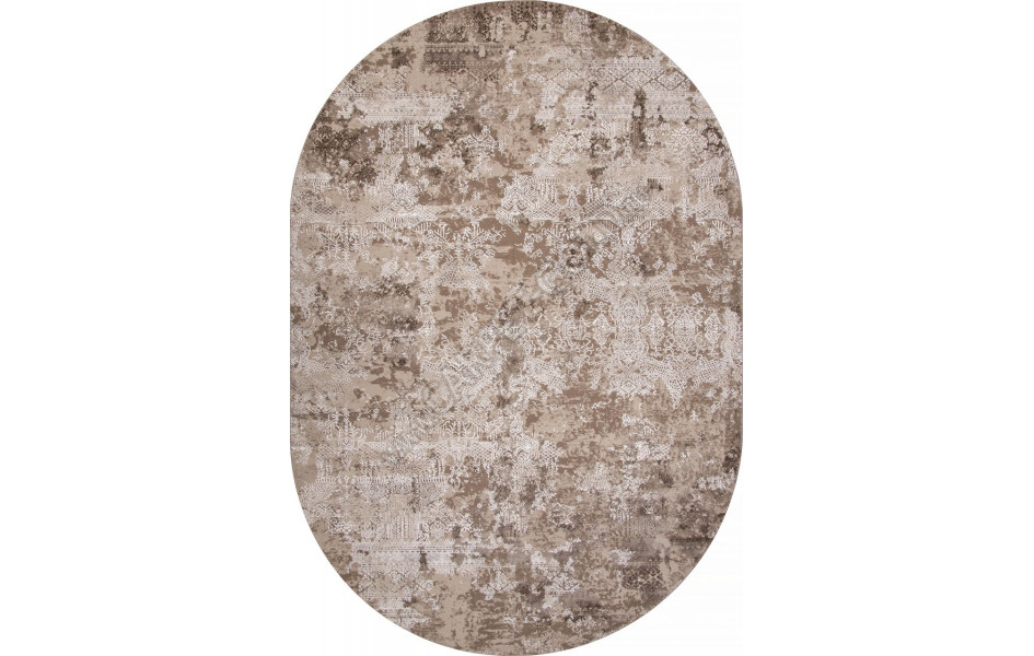 Ковер 03851B - BROWN / BROWN - Овал - коллекция ARMINA