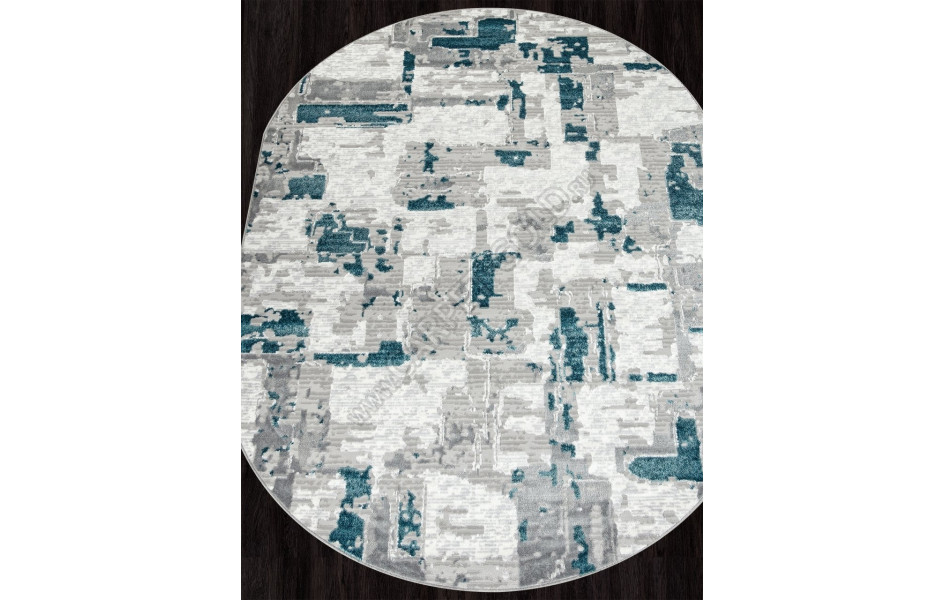 Ковер F288 - GRAY - Овал - коллекция PALERMO
