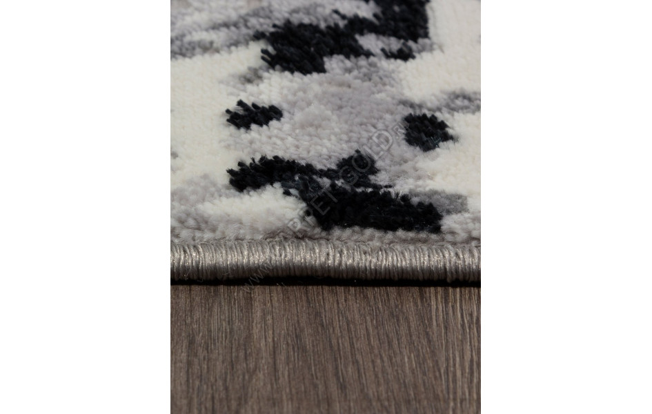 Ковер F284 - DARK GRAY - Овал - коллекция PALERMO