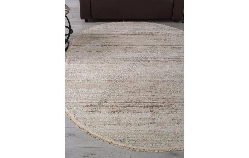 Ковер 35996Z - BEIGE / CREAM - Овал - коллекция MELODY