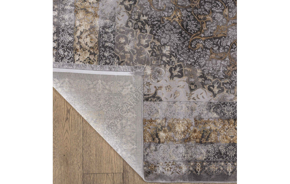 Ковры дизайн B5326A цвет L.GREY C. / MUSTARD Paradise